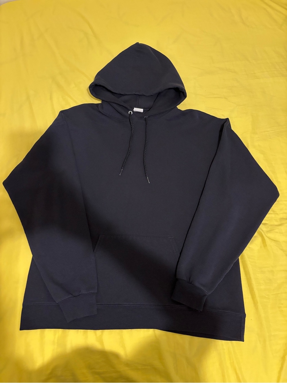 Men's Black Hooded Sweatshirt - Classic Pullover